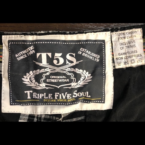 Triple Five Soul - T5S Checkered Shorts 32W EUC - Picture 3 of 4